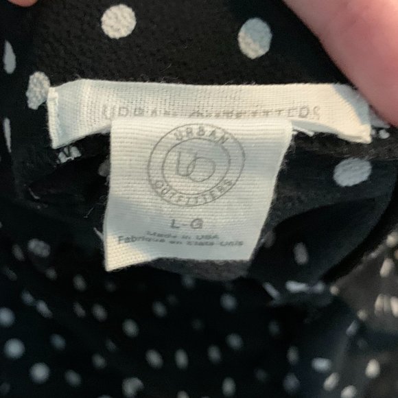 Urban Outfitters Black Ruffle Polka Dot Wrap Skirt - Picture 5 of 7